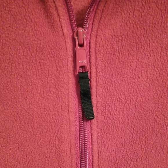 Columbia red fleece zip up  sweater vest S - Picture 5 of 7